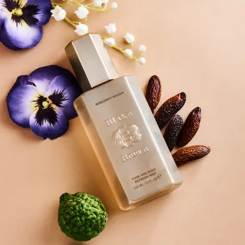 Blake Brown Beauty Bergamot Woods Hair & Body Mist | Hair Perfume & Body Fragrance Mist | Fresh Citrus & Woody Scent