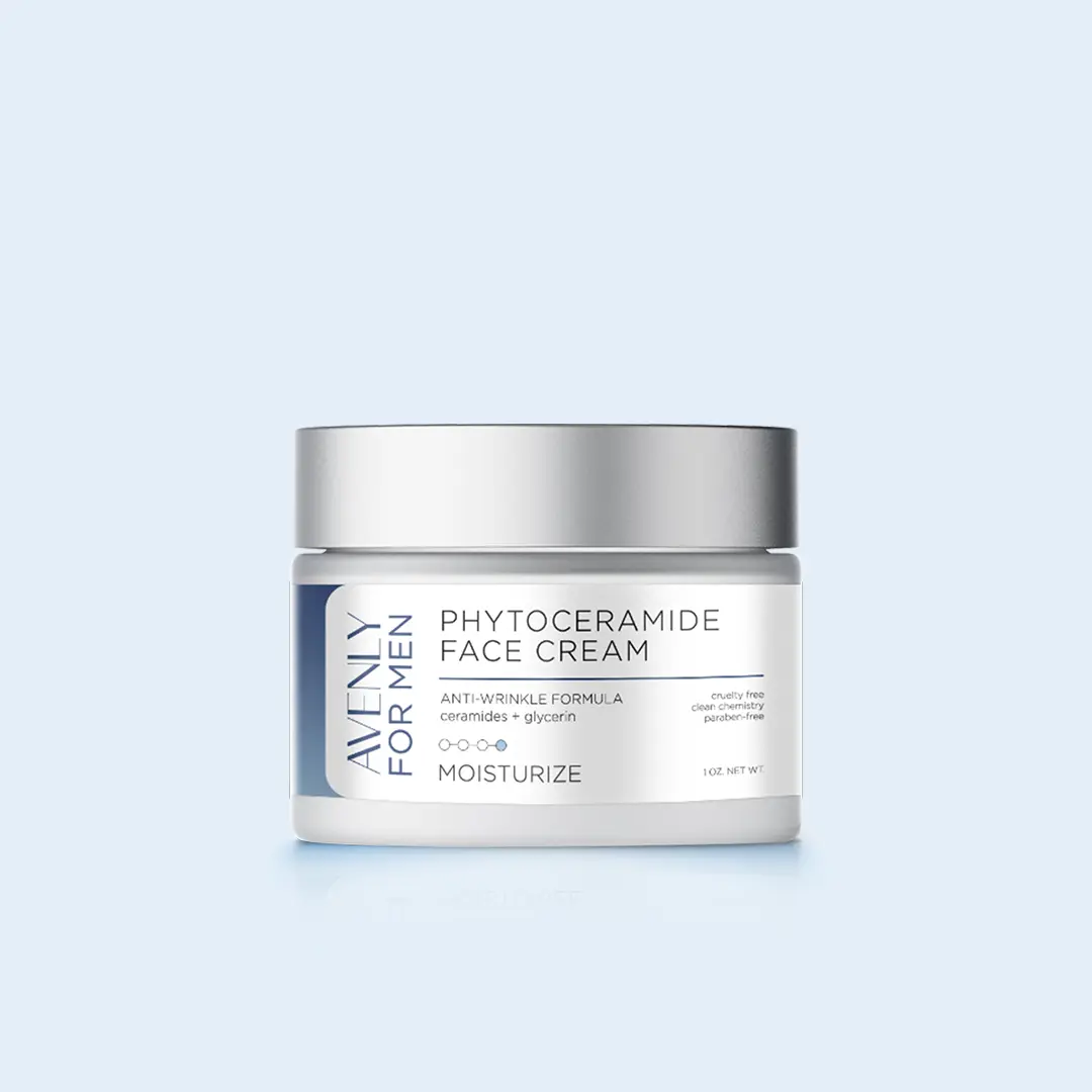 Avenly for Men - Phytoceramide Face Cream | Anti-Wrinkle Formula with Ceramides and Glycerin