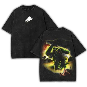 Warhammer 40k Salamanders Unisex Oversize Cotton Washed Tshirt Gaming Apparel, warhammer shirt, Wargame Merch, Adeptus Astartes Menswear Top Tee graphic tees