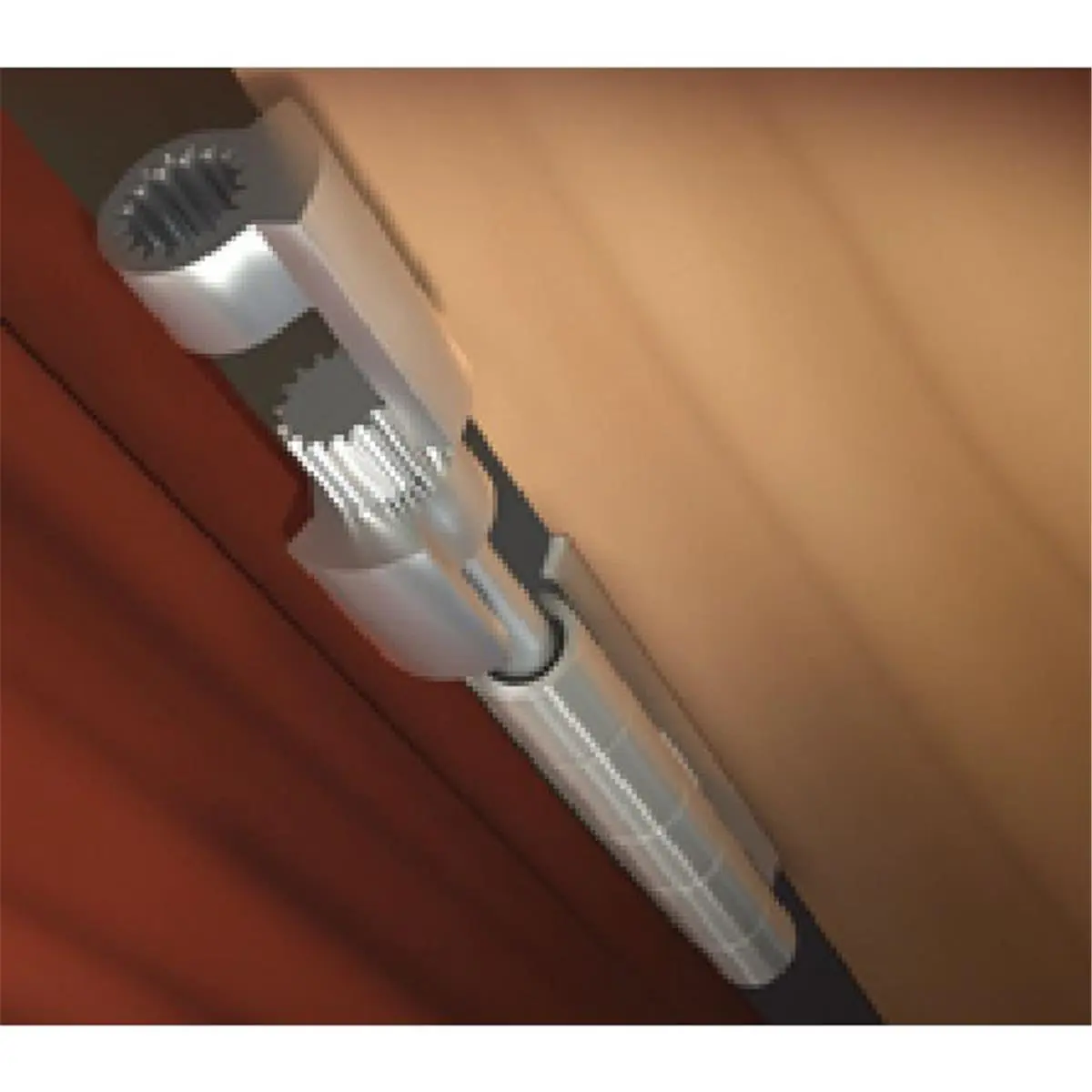 Perfect Products 01274 Residential Doorsaver II, Satin Nickel