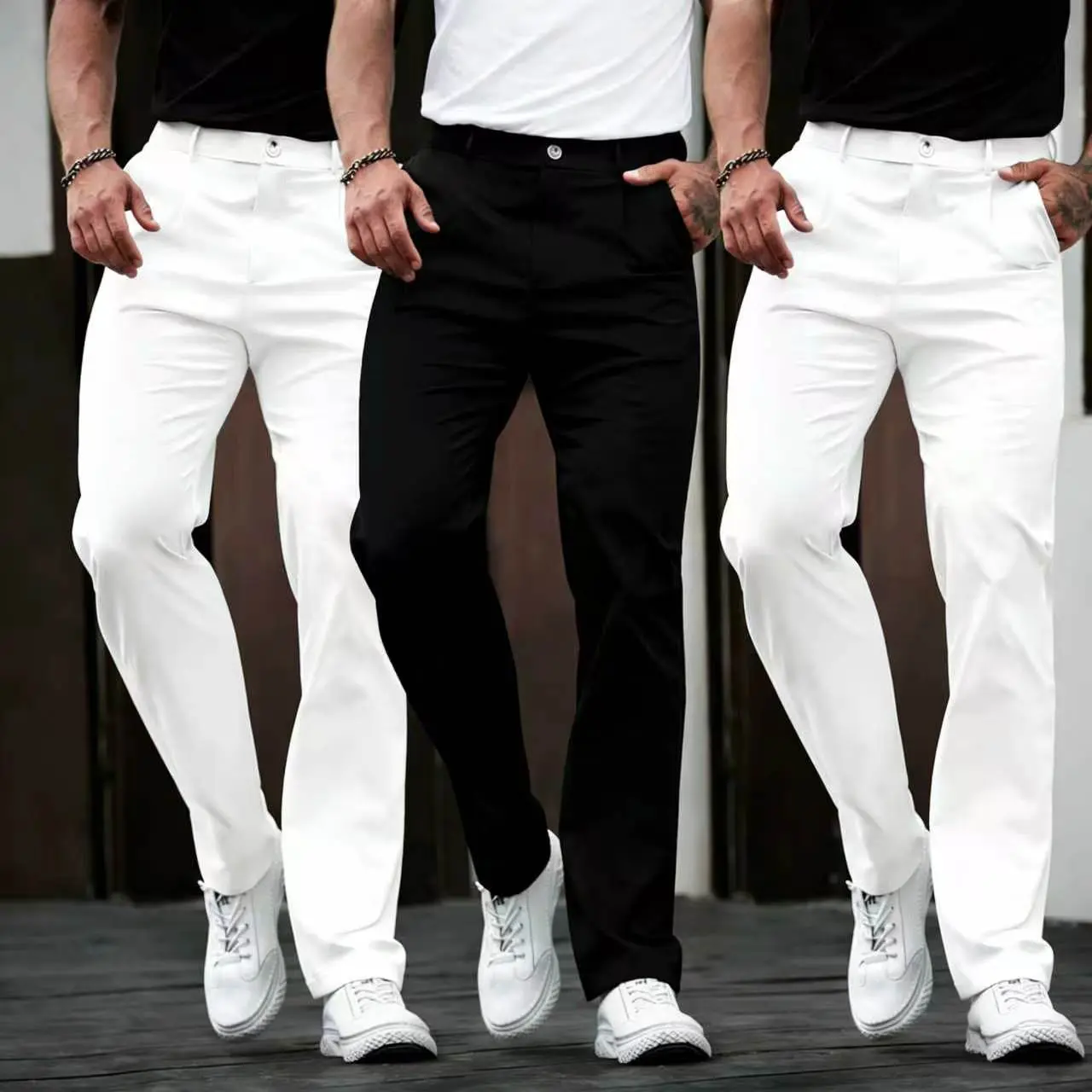 White + Black + White