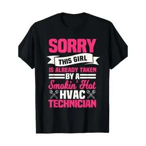 [100% Cotton] 100% Cotton HVAC Technician T-Shirt 100% Cotton 220gsm Heavyweight - Ventilation Air Conditioning Mechanic Shirt with Short Sleeve & Round Neck for HVAC Installers, Technicians, Durable Casual Wear