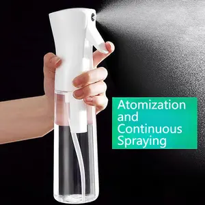 High Pressure Continuous Spray Bottle Hair Care Makeup Water Replenishing Spray Bottle Separate Bottle Press Mist Spray Bottle - 200ml