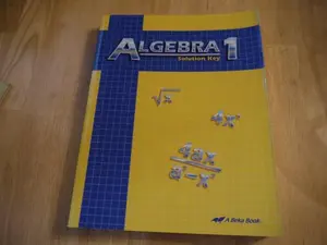 USED-A Beka Algebra 1 Solution Key by unknown author (Paperback)