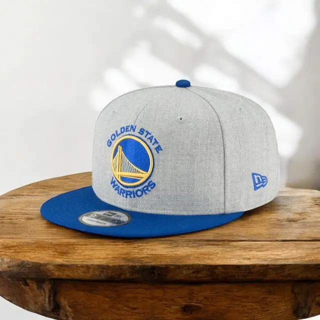 [70353707] Mens New Era NBA 950 2-Tone Heather Gray Snapback Cap Golden State Warriors