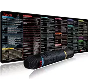 Java Programing Mouse Pad Large Extended Keyboard Cheat Sheet Shortcuts Desk Mat