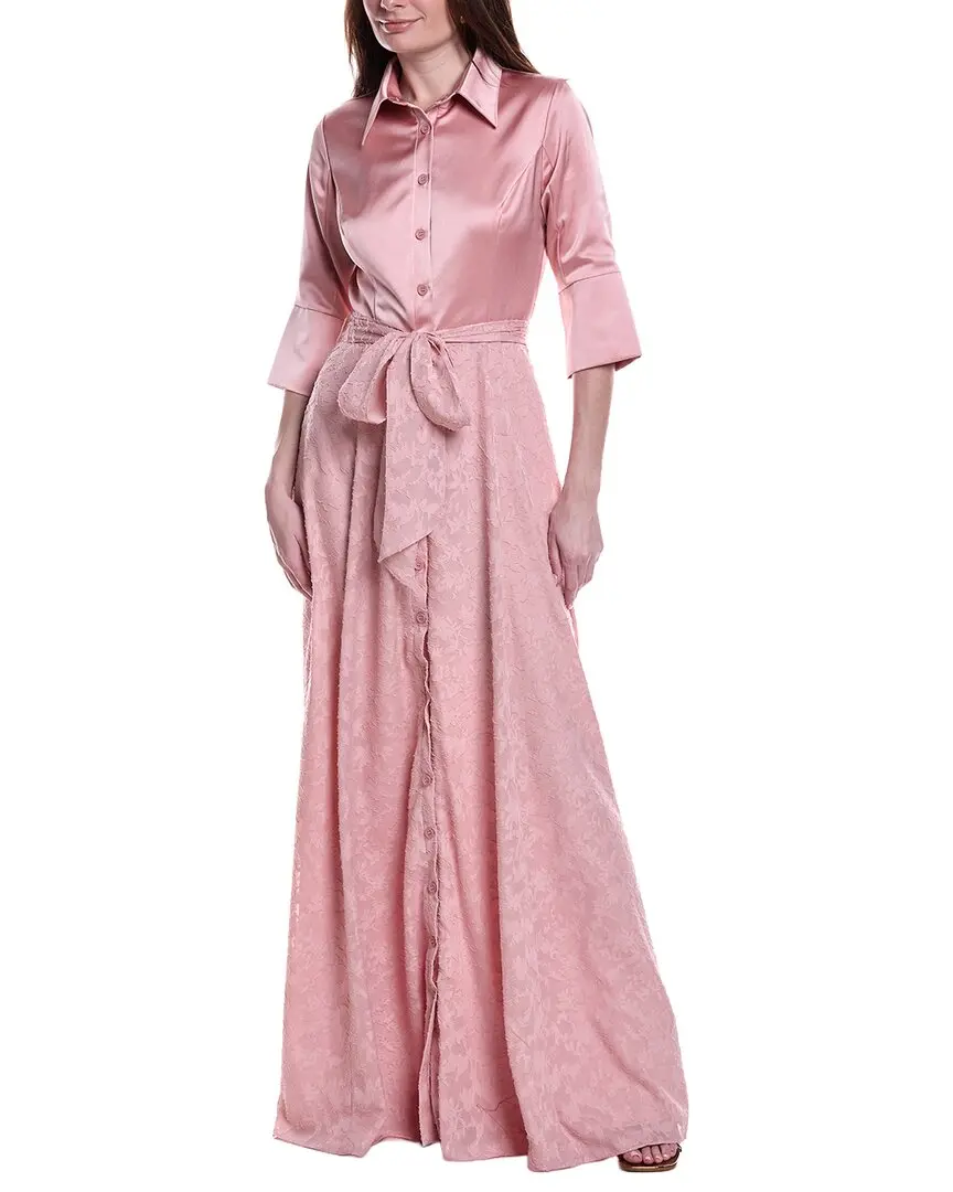 Rene Ruiz Brocade Shirt Gown