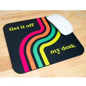 Neon Get It Off My Desk Mouse Pad - Taylor Gifts