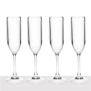 LeadingWare  Unbreakable Tritan 6 oz Champagne Flute - Set of 4