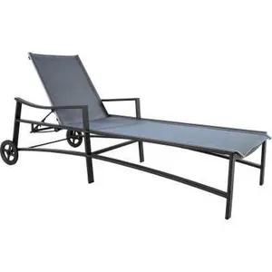 O.W. Lee Avana Sling Chaise w/ Wheels