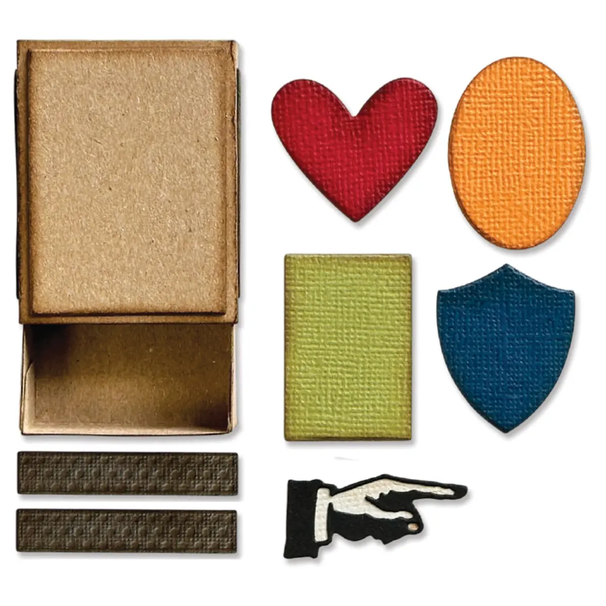 Sizzix Thinlits Die Set 10PK - Vault Matchbox by Tim Holtz