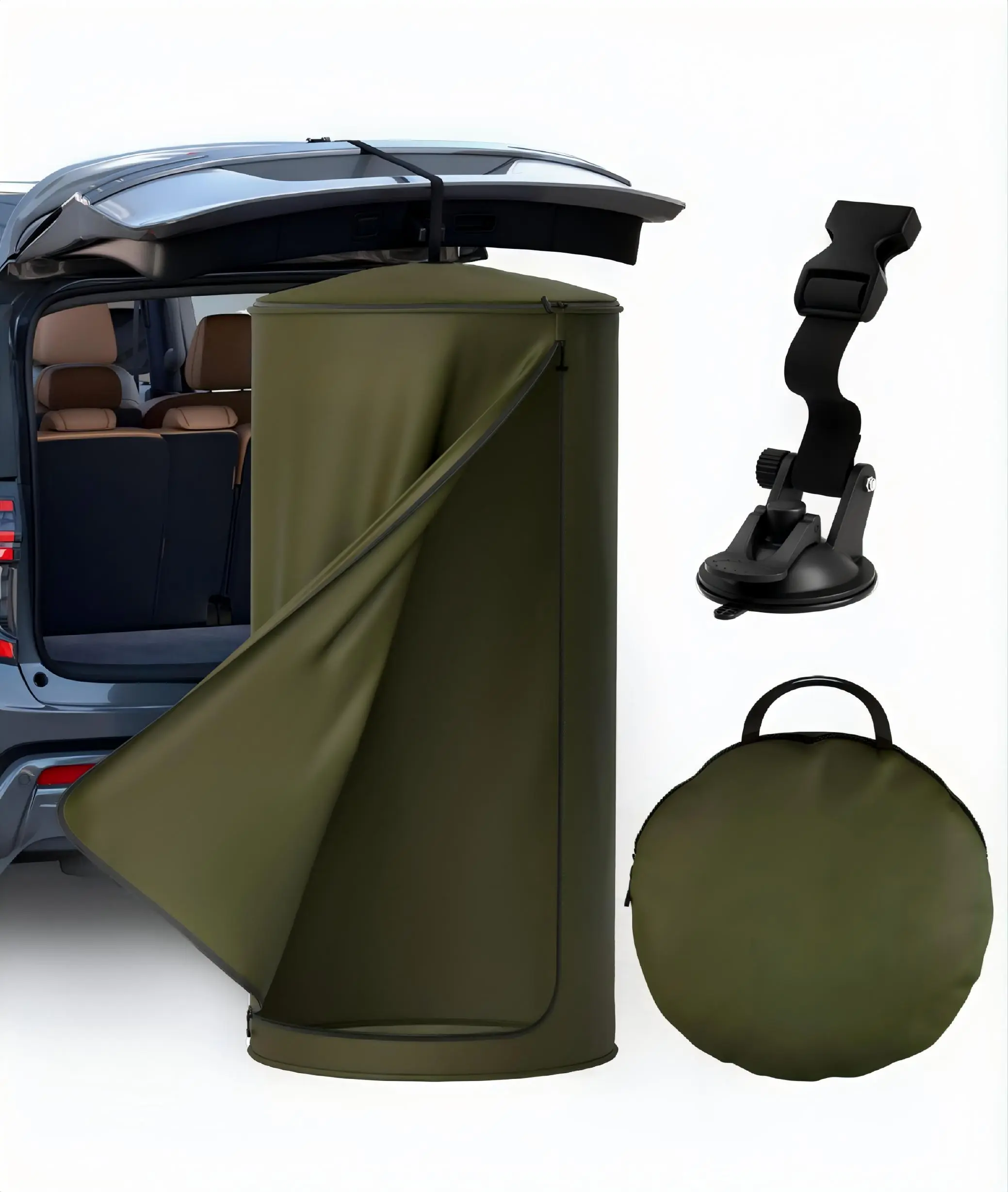 SUV Tailgate Pop-Up Privacy Tent – Portable Changing Room for Camping, Beach & Shower