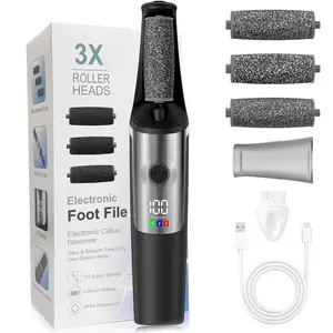 Electric Foot File, 1 Box Portable Rechargeable Foot Callus Remover, Professional Foot Care Tool for Dry, Dead, Cracked, Hard Skin, Foot Skin Care