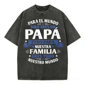 Father’s Day Shirt for Dad | Vintage Washed Cotton Graphic Tee | Papa Family Quote T Shirt Gift for Him