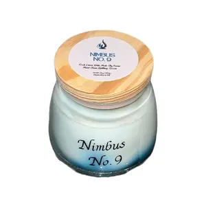 Genesis Flame Candle Eternal Flame Series Nimbus No 9 10oz Soy Wax Candle Fresh Linen Reverie Scent Clean Uplifting Serene