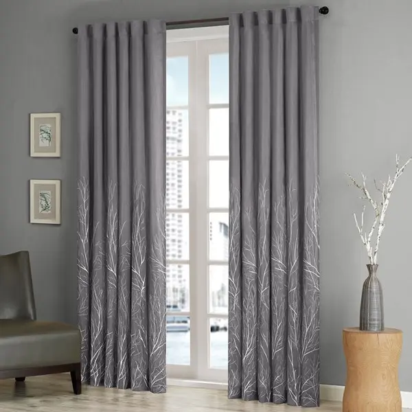 Madison Park MP40-1298 Andora Window Panel, Grey - 95 in.