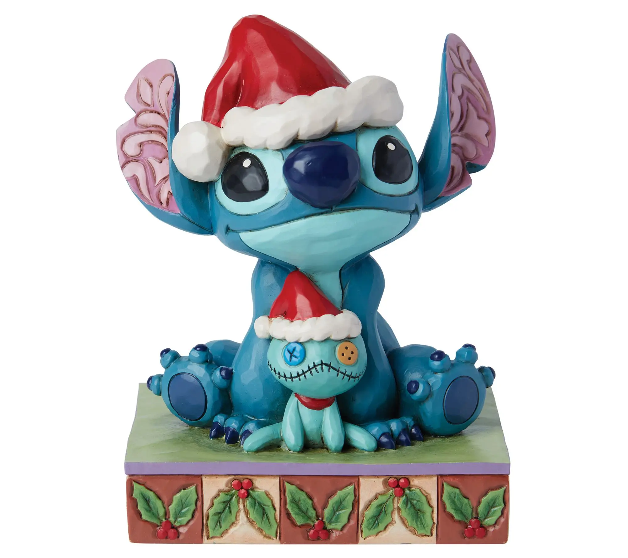 Disney Traditions Santa Stitch with Scrump Figurines
