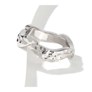 Christian James by Scott Grimes Sterling Silver Ripple Stack Ring