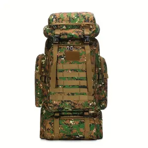 21.13gal Large Capacity Tactical Mountaineering Backpack Camping Hiking Backpack Family Supplies Reserve Kit Doomsday Survival Equipment Civil Air Strategic Kit Fire Disaster Escape Rescue Kit