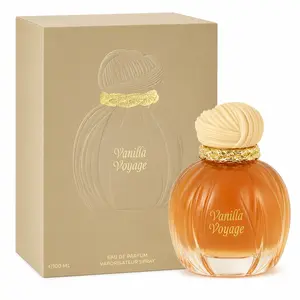 Vanilla Voyage Unisex EDP Spray 100ML, Long-Lasting Soft Sweet Rich Vanilla Creamy Butter Caramel, Gourmand Amber Musk Warm Fragrance, Date Woman Summer Daily Casual Wear, Luxurious Long Lasting Perfume, Ideal Gift