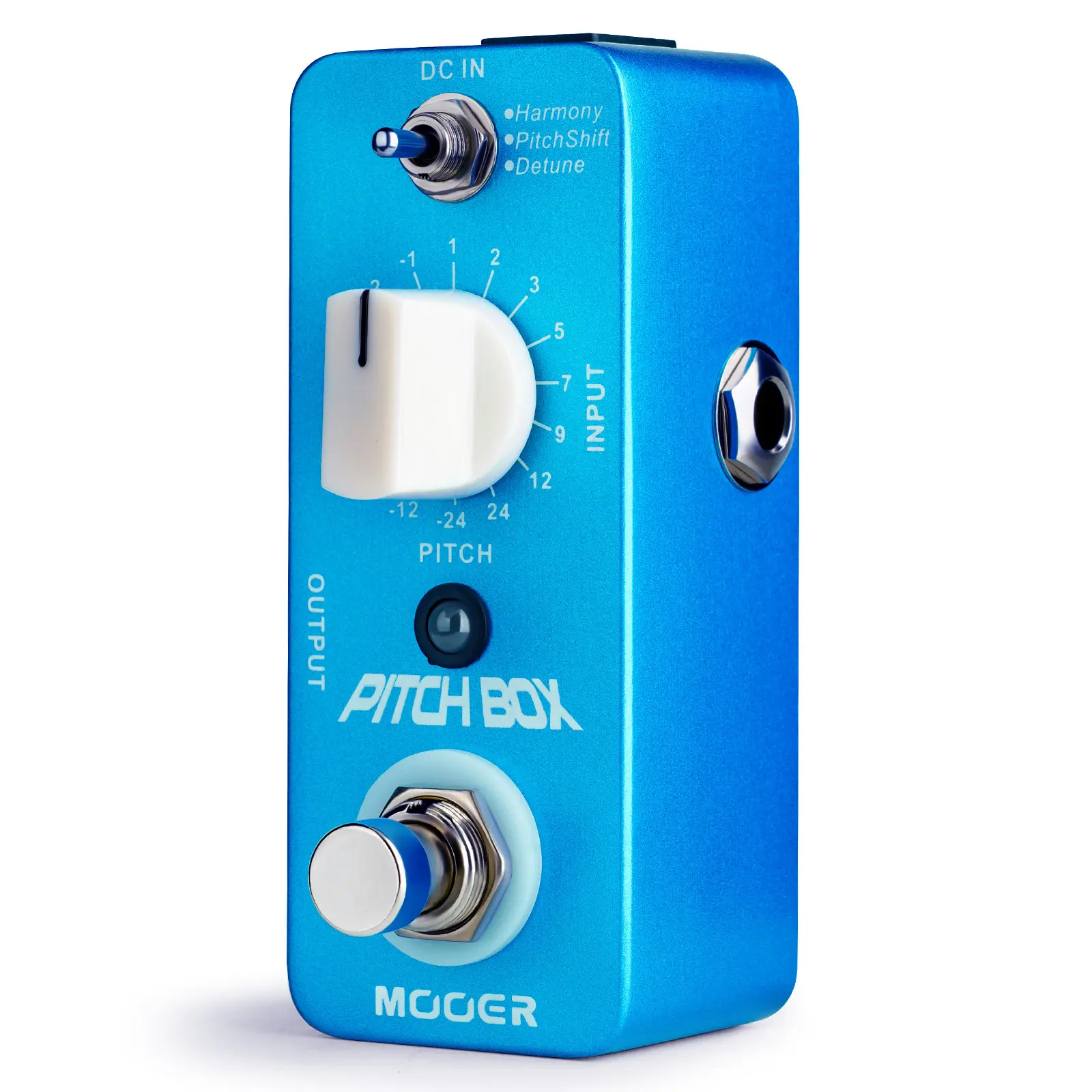 MOOER Digitech Drop Pedal, Guitar Harmonizer Pitch Shifter, MPS1 Guitar Effect Pedal Pitch Box, Harmonizer Guitar Pedal Pitch Box, Guitar Pedal Pitch Pedal for Electric Guitar Bass, True Bypass, for Music Lovers Girls Boys Friends Gift