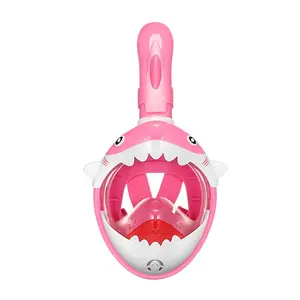 Kids' Full-Face Snorkel Mask, Waterproof Anti-Fog Diving Gear, Safe Leak-Proof Design, Swimming Equipment for Children, Aquatic Adventures