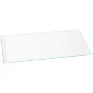 Plymor 3" x 6" Rectangle, 3mm Thick Beveled Clear Glass