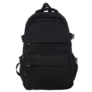 Solid‑Color Casual Multi‑Compartment Backpack For Women, Spacious Durable Lightweight Laptop Rucksack With Multiple Pockets, Versatile Travel Work Daily Carryall,  For School Commute Business Trips Weekend Getaways And Everyday Casual Occasions