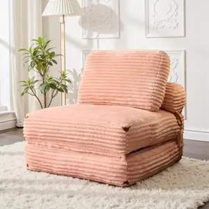 ALTRIGUS Folding Sofa Bed, 4 in 1 Convertible Sleeper Chair with Pillow, Single Memory Foam Fold Out Chair Bed, Modern Floor Futon Sofa Couch Mattress for Living Room/Guest/Apartment