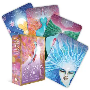 Ascension Oracle Tarot Deck, 36 Oracle Cards, Tarot Reading, Spiritual Awakening, Metaphysical Tarot, Energy Healing, Spiritual Guidance