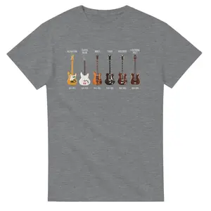 Jerry Garcia Guitar History Grateful Dead - Heavyweight Unisex Crewneck T-shirt