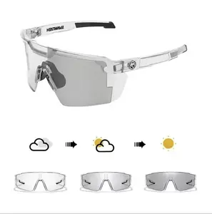 Unisex oversized retro UV400 Y2K aviator sports glasses, photochromic polarized safety glasses, suitable for fishing, golf, driving, cycling, and sports, a top choice for gift giving