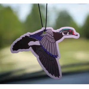 Wood Duck Car Air Freshener 2 pack - Pine Scent