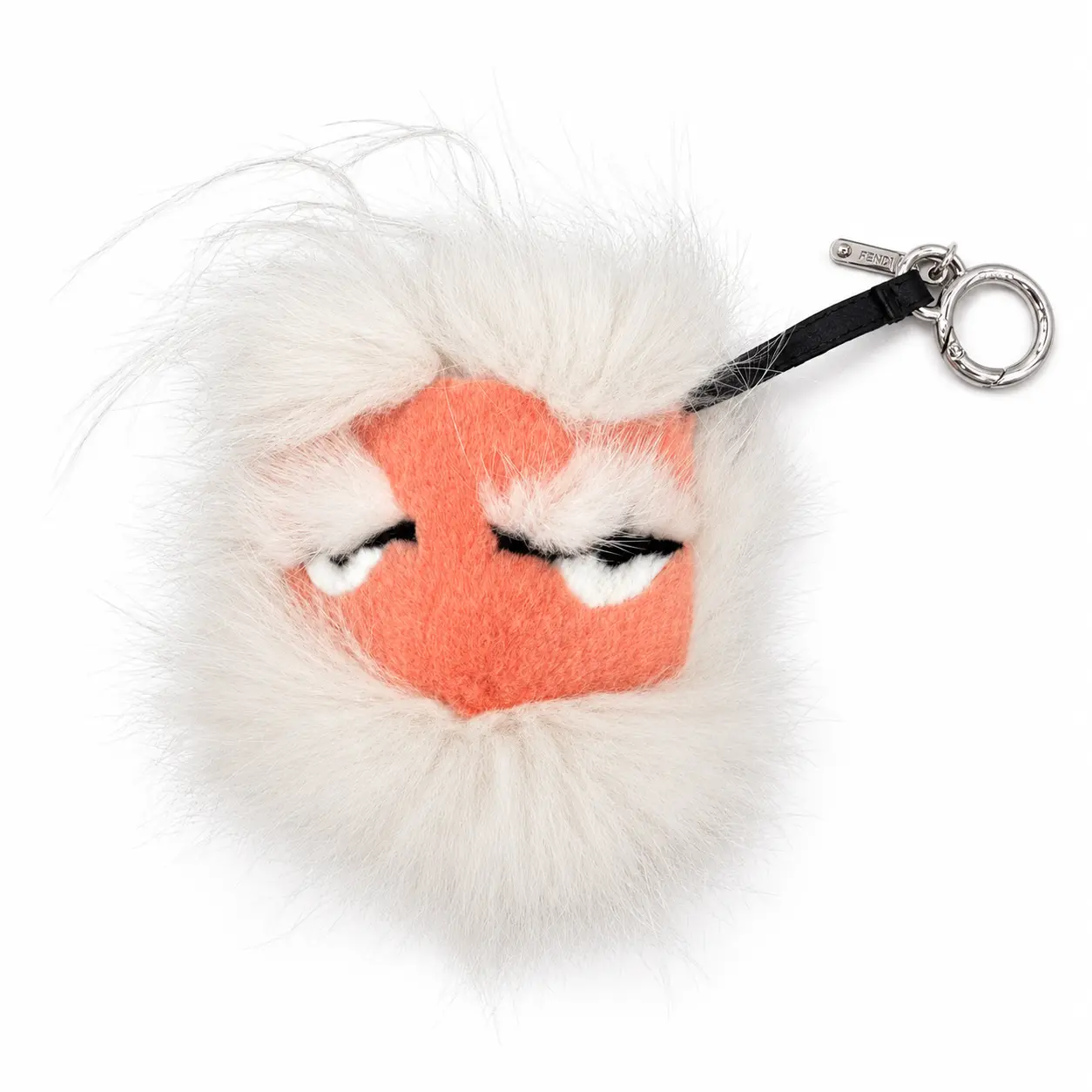 Pre-owned FENDI fur Bag Accessories Monster Charm 46789648