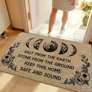 Earth-Themed Doormats, Halloween-Themed Doormats, Decorations for Halloween, Gifts for Halloween, Unusual Doormats, Polyester Doormats with Witch Designs
