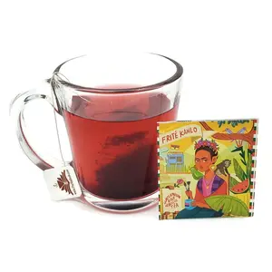 FriTÉ Kahlo: Organic Watermelon Rose Hibiscus Tea (Herbal / Caffeine Free)