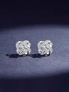 Elegant Copper Alloy Zircon Earrings Set, Fashionable Light Luxury Jewelry for Women, Perfect Birthday Anniversary Valentine Gift