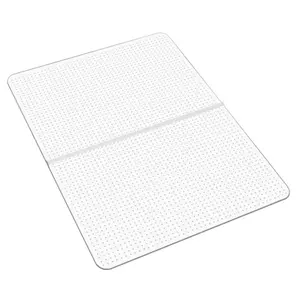 VEVOR Chair Mat, 36 x 48-inch Office Chair Mat for Carpeted Floors, Plastic Floor Protector Rug with Studded, Non-Slip & Easy to Clean, Smooth Glide Under Desk Rug for Home Office (Rectangular)