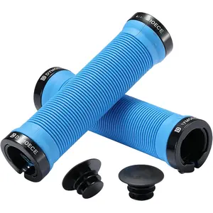 ymoece  Hanlebar Grips,Bicycle Hanle Grip  esign ual Lock-on for Mountain  MTB BMX Folable ownhill