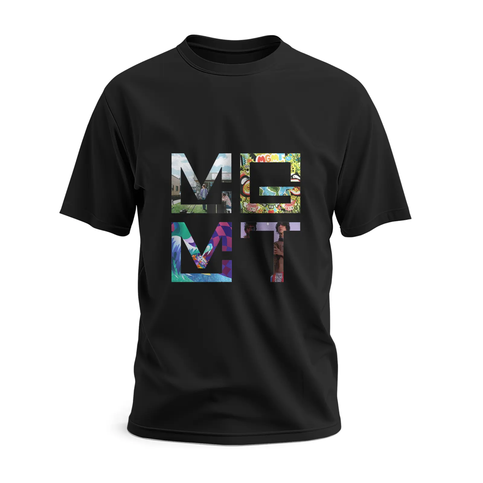 T-Shirt MGMT Friend Summer Big Short Family Tee Sleeve Unisex Girl Shirt Gift for Men Shirts Novelty Event Women Boy Fabric Menswear