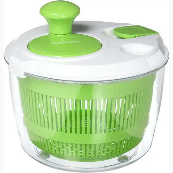 Cuisinart Salad Spinner- Wash, Spin & Dry Salad Greens, Fruits & Vegetables, 3qt, Fruit cleaner spinner