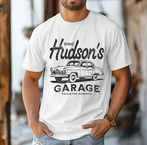 Retro Doc Hudson's Garage Shirt, Radiator Springs Doc Hudson Shirt, Men's Disneyland trip, Cars Land Shirt, Boyfriend's Gift