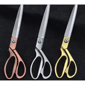 Premium Tailor Scissors with Ultra-Sharp Blades Available in Gold, Rose Gold, and Silver for Professional Sewing and Dressmaking