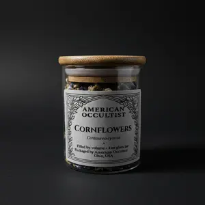 Cornflower Ritual Herb Jar — Centaurea cyanus