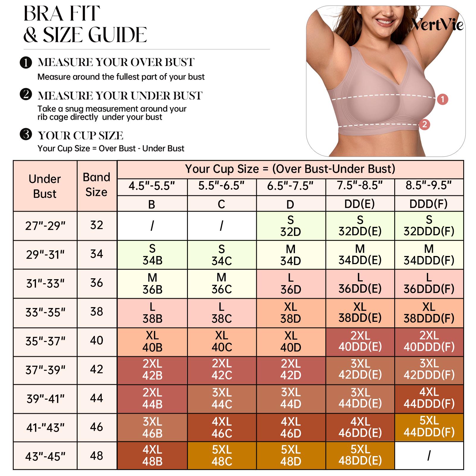 Vertvie｜GRACE Classic T-Shirt Bra, Jelly Bras, Wireless Full Coverage for All Day Comfort