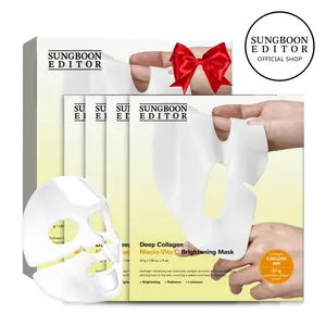 [Sungboon] Deep Collagen Brightening Overnight Mask (4ea) | The OG Glowing Facial Mask with Vitamin C | Korean Skincare Essential