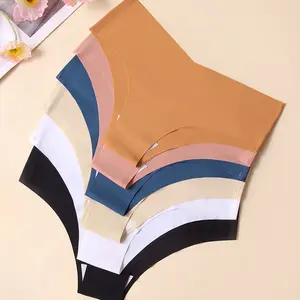 Ice-silk Ladies Soft Underpants For All Seasons, 2 Pieces Comfortable Ladies Low Waist Panties