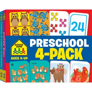 Preschool Flash Cards (4-Pack)