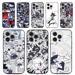 Miss bloomie FPE Phone Cases For iPhone 17 Promax 16 15 14 13 12 11 Pro Max Plus Air Black Soft Silicone Shockproof Protective Cover Protection
