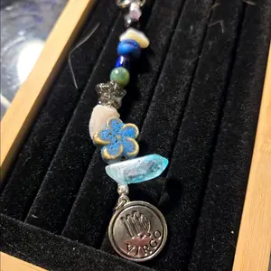 virgo trinket keychain